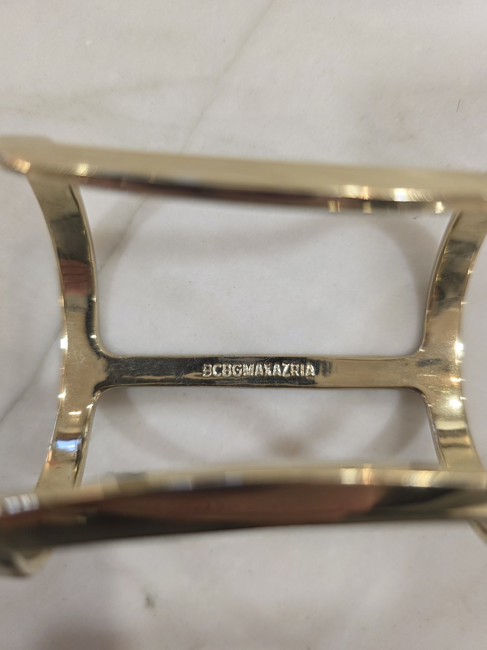 Vintage BCBGeneration Double Band Cuff Bracelet - Picture 4 of 7